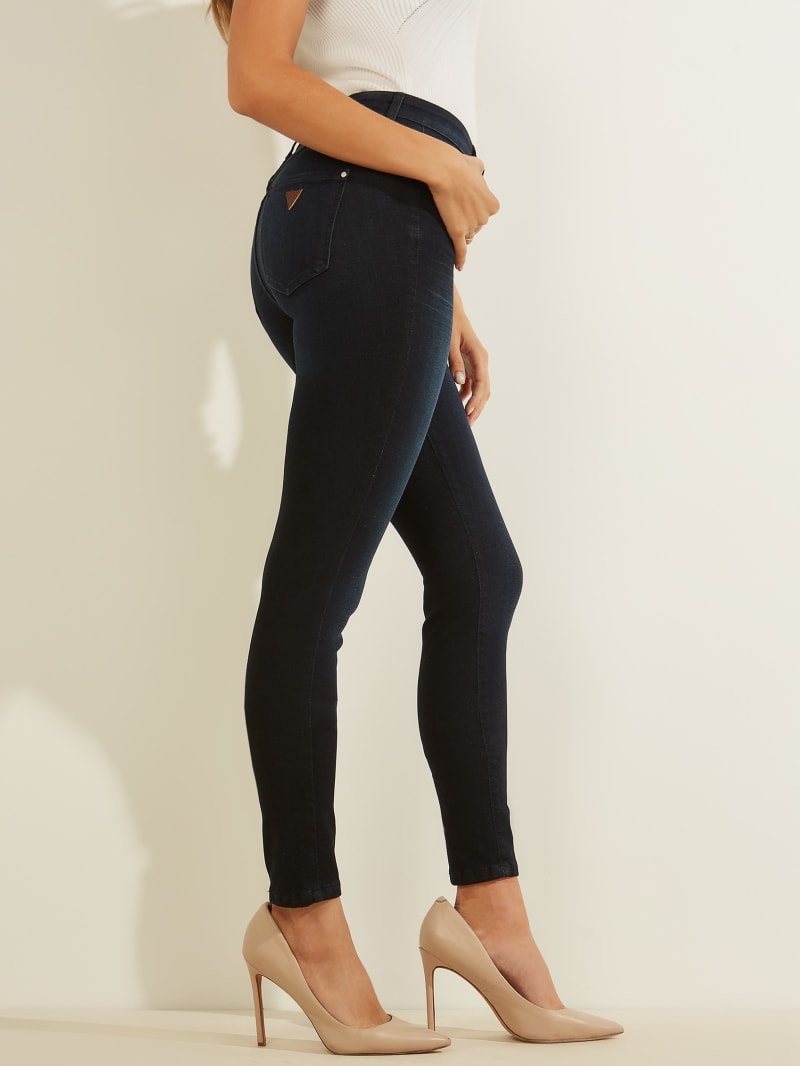 Guess 1981 High-Rise Skinny Broek Dames Lichtturkoois | 5849-OUQTA