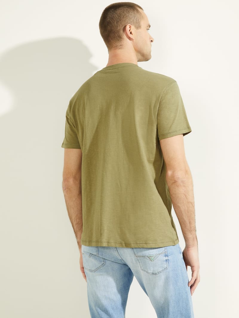 Guess Academy Tee T-shirts Heren Groen | 9032-FSREV