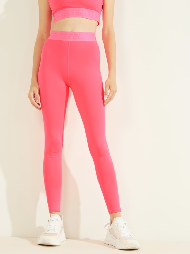 Guess Aileen Leggings Broek Dames Roze | 5079-ELINH