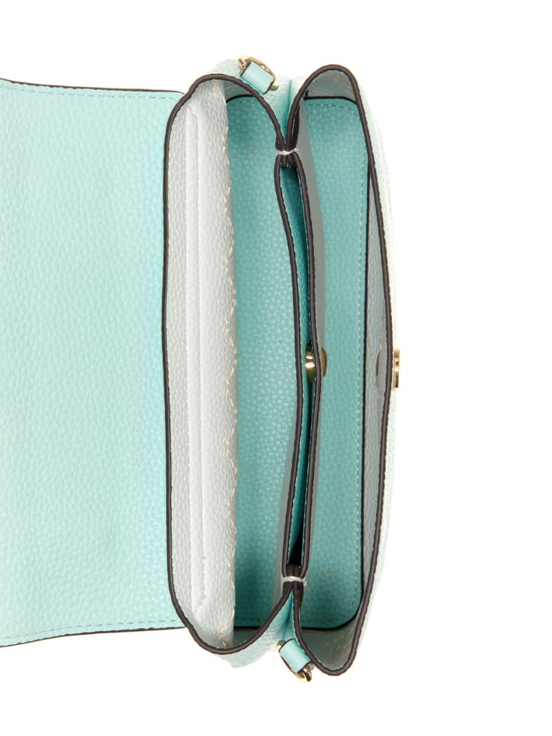 Guess Amara Handle Boekentassen Dames Turquoise | 9015-VUWCM