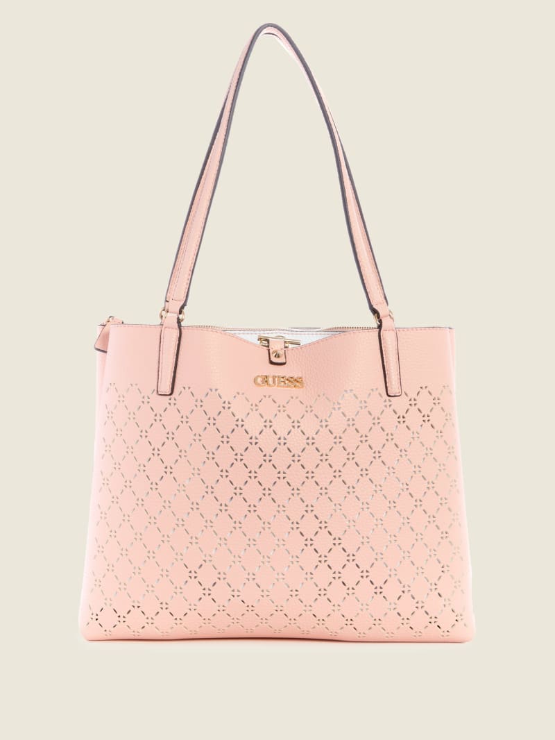 Guess Amara Society Tote Tassen Dames Koraal | 4965-GBRHN