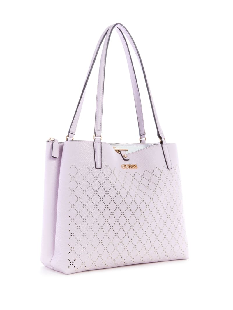 Guess Amara Society Tote Tassen Dames Paars | 6458-DNAVZ