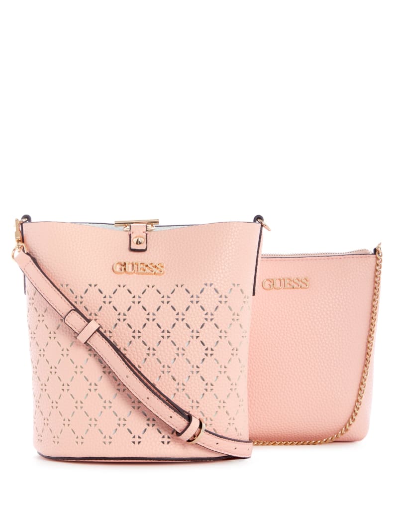 Guess Amara Tote Tassen Dames Koraal | 9671-JFWVZ