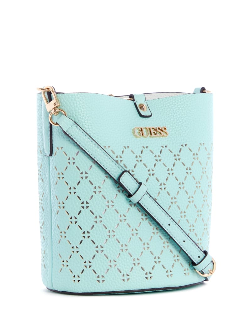 Guess Amara Tote Tassen Dames Turquoise | 8370-BDFTV