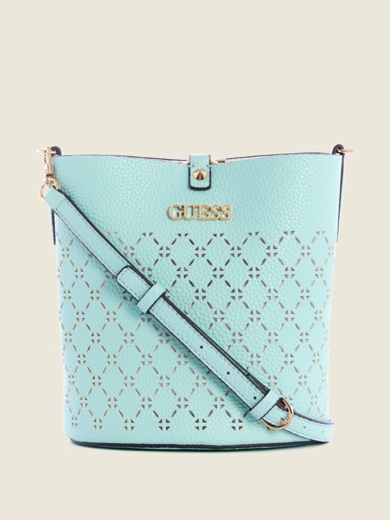 Guess Amara Tote Tassen Dames Turquoise | 8370-BDFTV