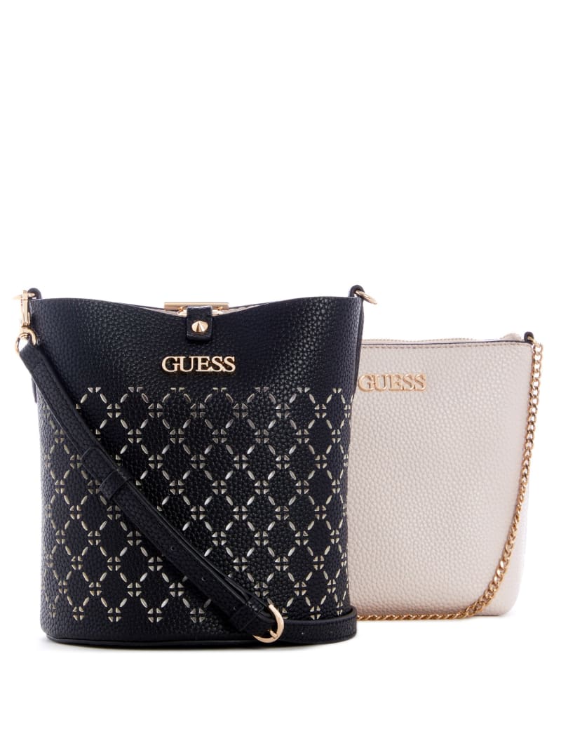 Guess Amara Tote Tassen Dames Zwart | 3582-GSALR