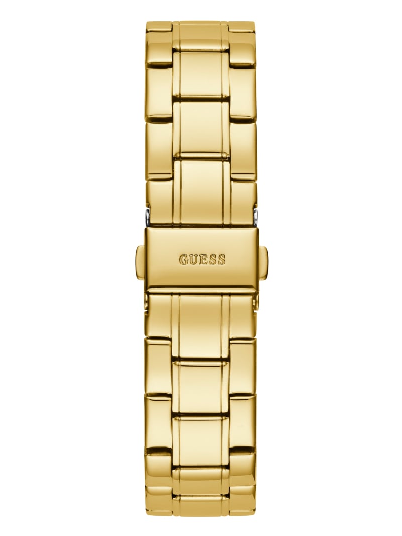 Guess And Gold-Tone Analog Horloge Dames Goud | 3526-WMQJR