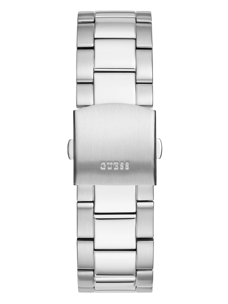 Guess And Silver-Tone Multifunctioneel Horloge Heren Zilver | 3582-YAXFN