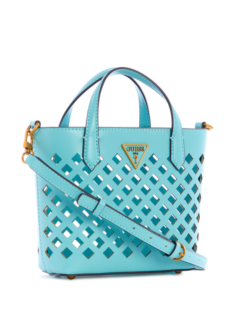 Guess Aqua Mini Tassen Dames Turquoise | 4752-SJCXM