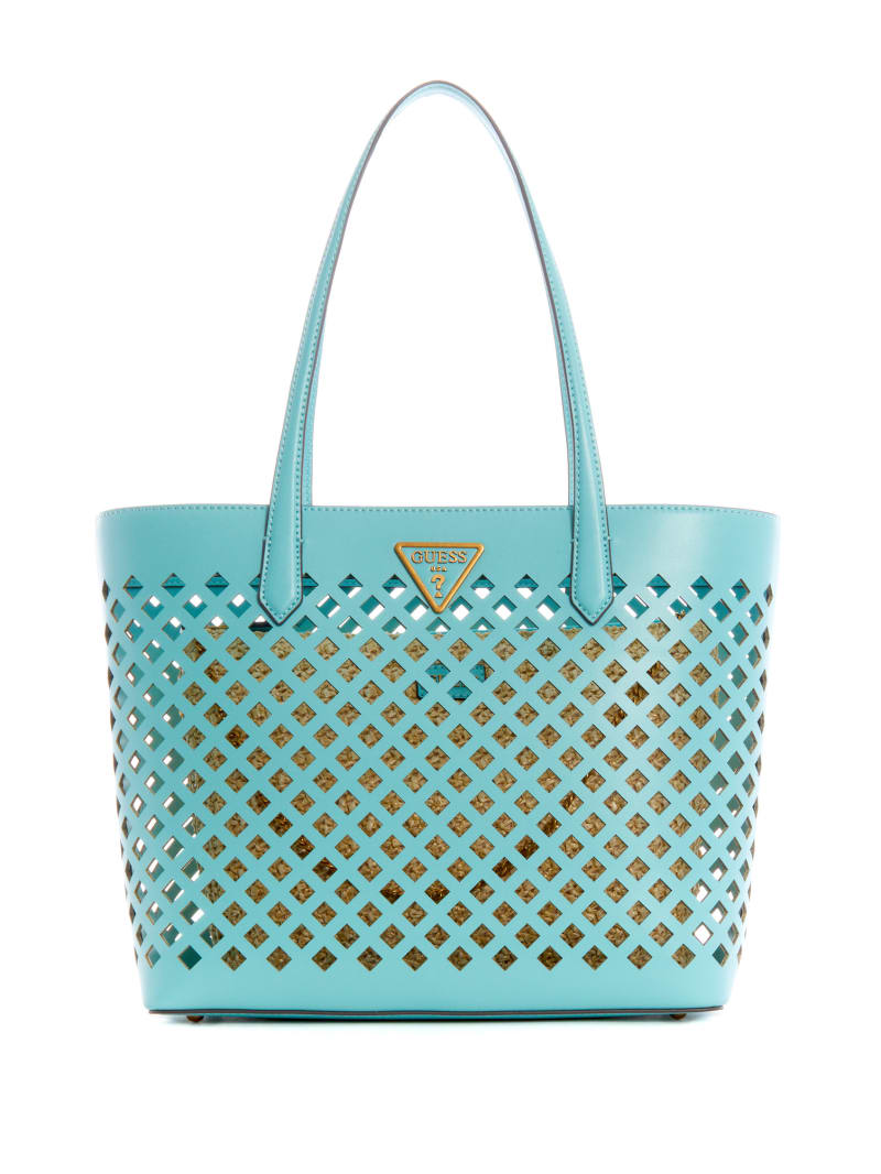 Guess Aqua Tote Tassen Dames Turquoise | 9541-SGOYE