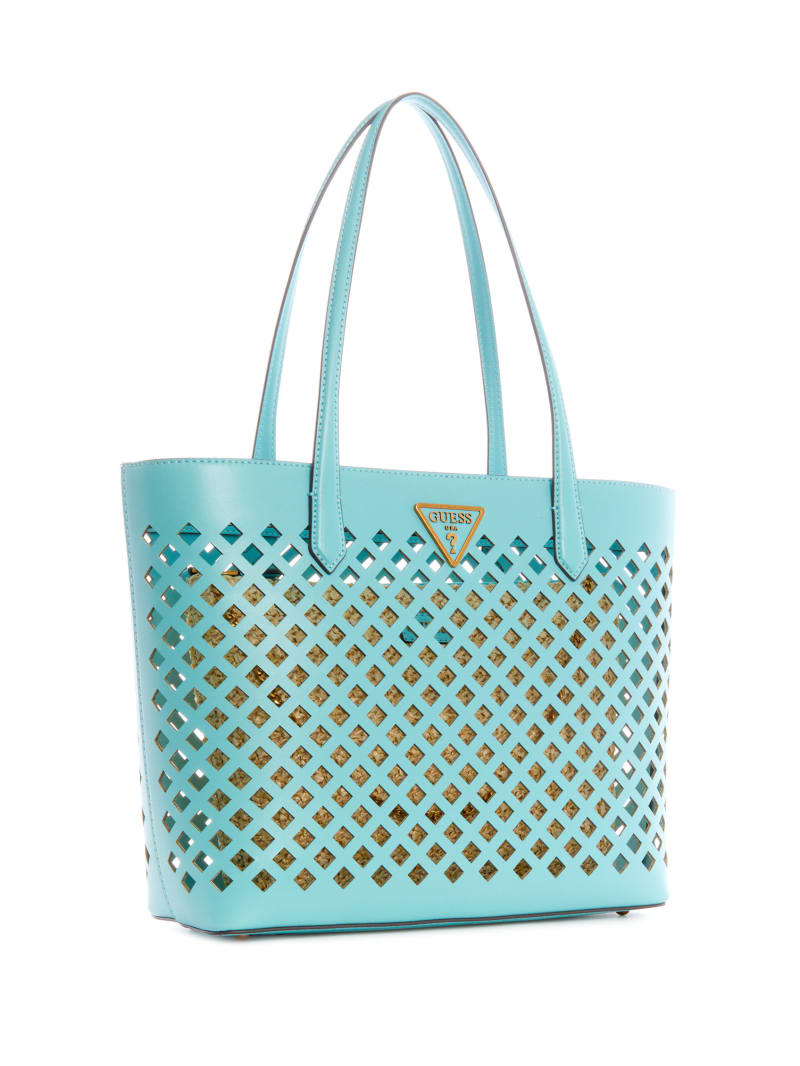 Guess Aqua Tote Tassen Dames Turquoise | 9541-SGOYE