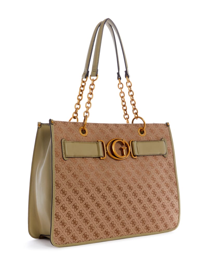 Guess Aviana Tote Tassen Dames Bruin | 5904-YDICN