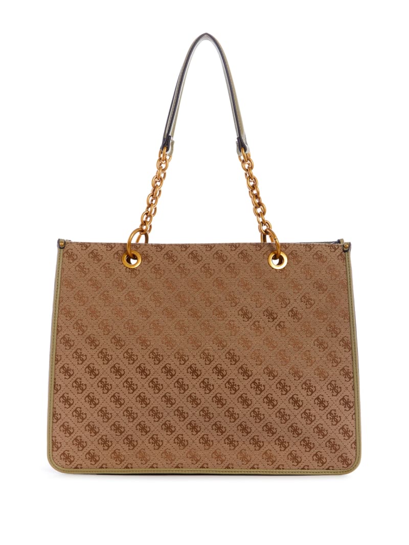 Guess Aviana Tote Tassen Dames Bruin | 5904-YDICN