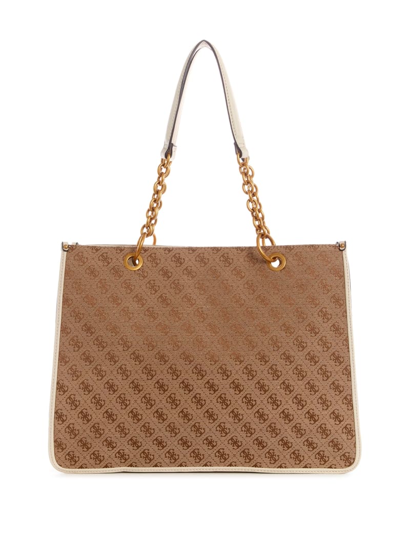 Guess Aviana Tote Tassen Dames Bruin | 9312-YAJZQ