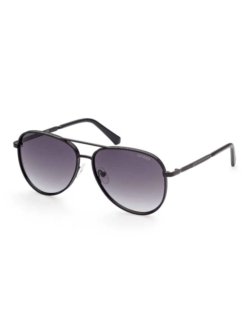 Guess Aviator Zonnebril Heren Zwart | 3567-ONIGE