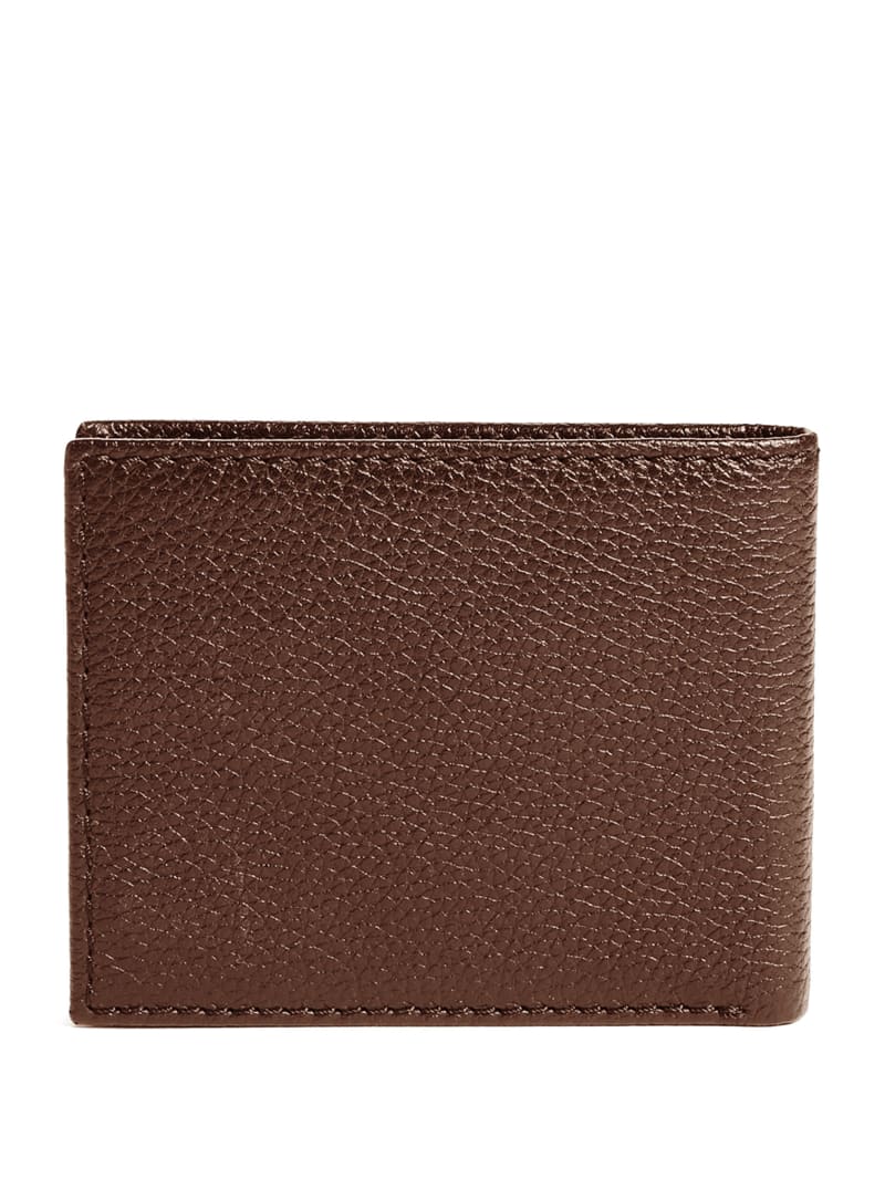 Guess Bishop Bifold Tassen Heren Bruin | 1267-GQDZS