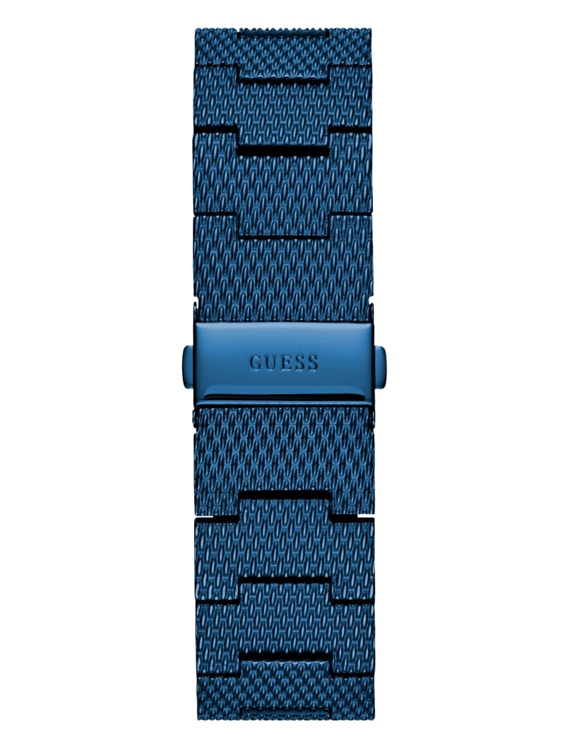 Guess Blue Diamond Rectangular Horloge Dames Blauw | 7504-LEDXM