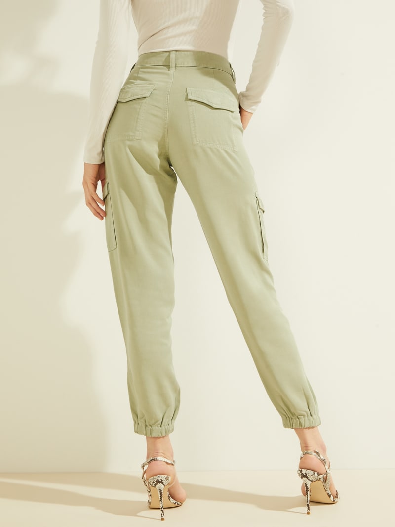 Guess Bowie Chino Cargos Broek Dames Lichtgroen | 5261-TNJIY