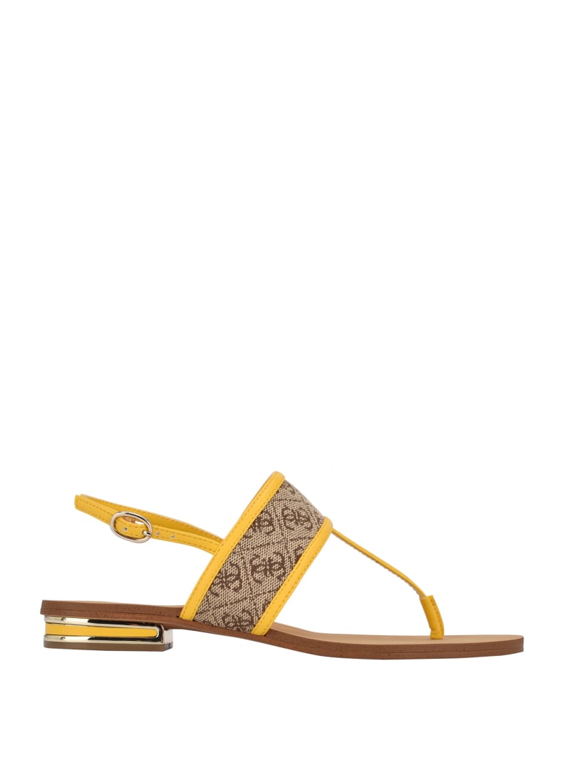 Guess Cadyna Logo Bandjes Sandalen Dames Lichtbeige | 0328-JTISU