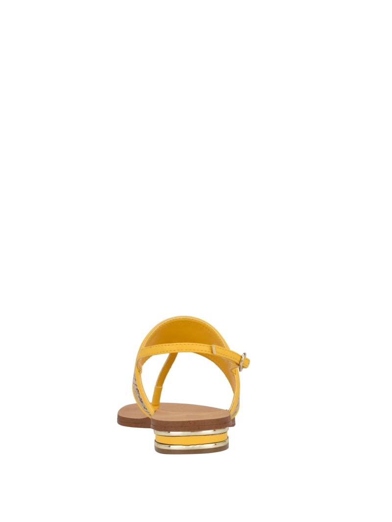 Guess Cadyna Logo Bandjes Sandalen Dames Lichtbeige | 0328-JTISU