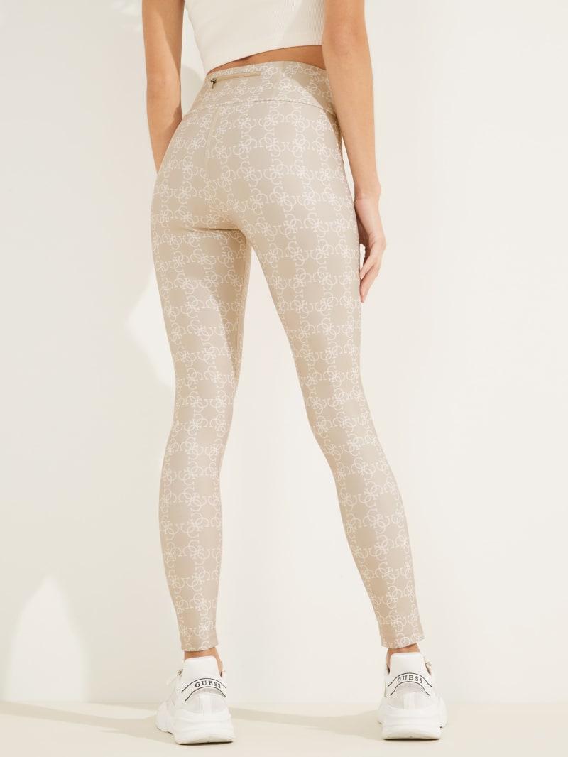 Guess Caitlin Logo Leggings Broek Dames Grijs | 1852-SLTIE