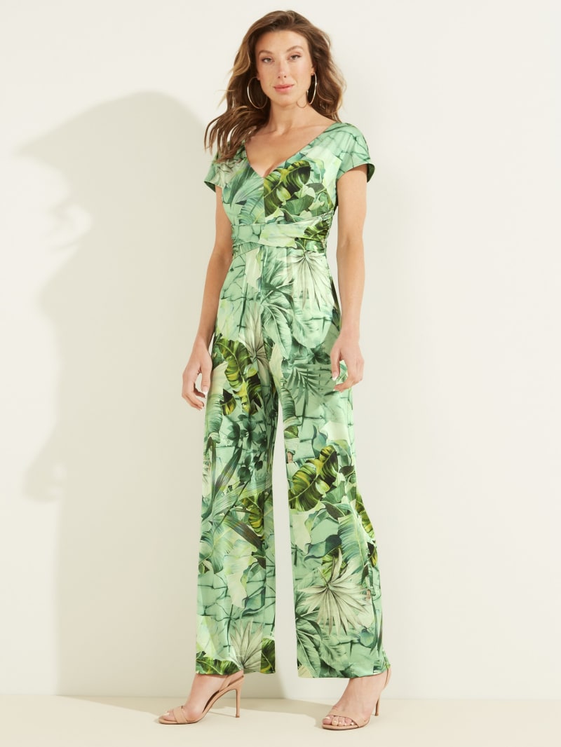 Guess Candice Jumpsuit Jurken Dames Groen | 4185-AVWPJ