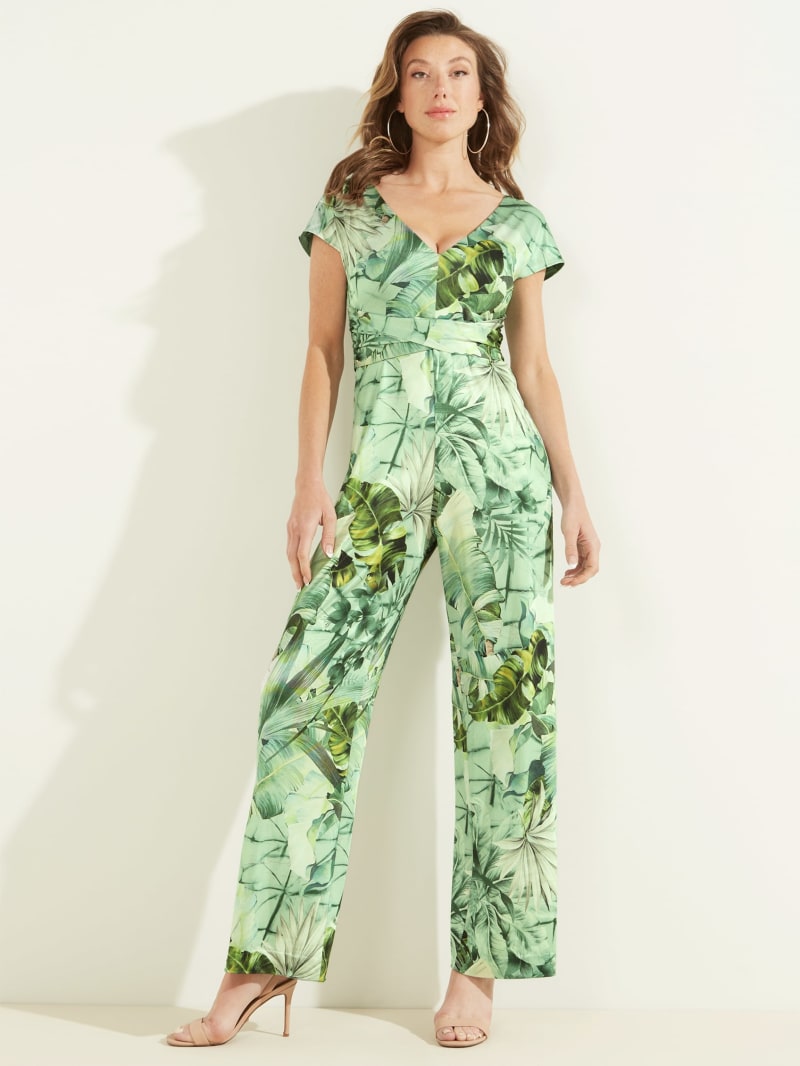 Guess Candice Jumpsuit Jurken Dames Groen | 4185-AVWPJ