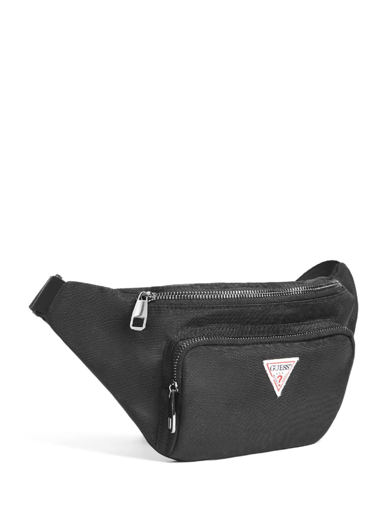 Guess Canvas Fanny Pack Tassen Heren Zwart | 4580-DKINX