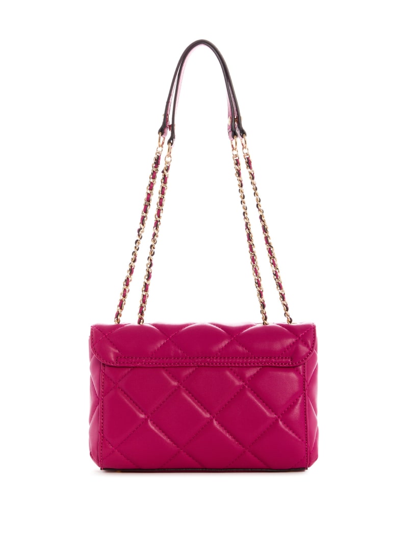 Guess Cessily Quilted Convertible Crossbodytassen Dames Fuchsie | 0713-WILZE