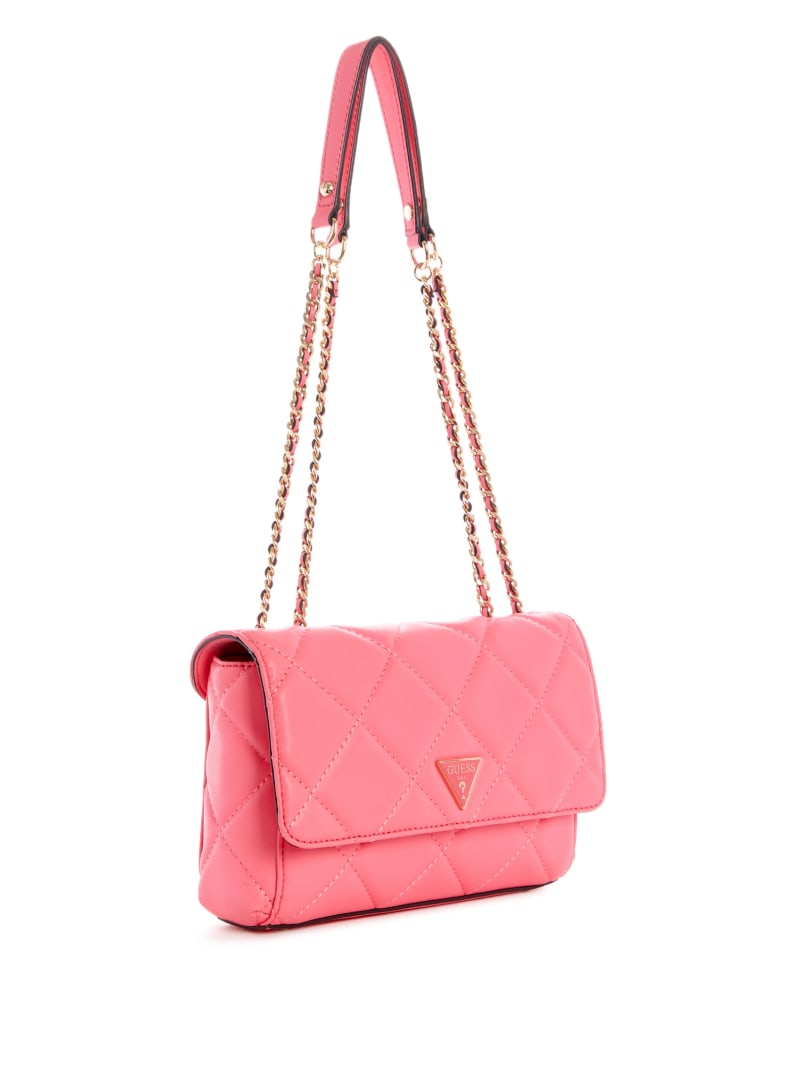 Guess Cessily Quilted Convertible Crossbodytassen Dames Lichtturkoois | 4516-CKOZE