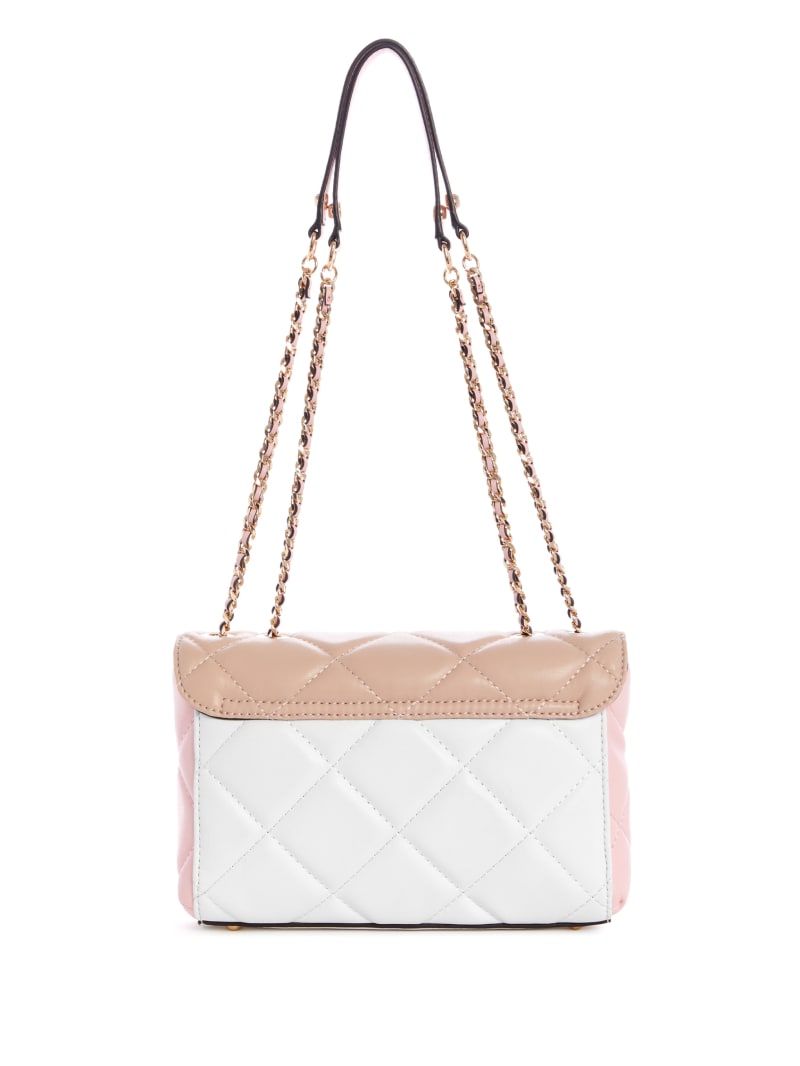 Guess Cessily Quilted Convertible Crossbodytassen Dames Roze | 8360-FLHVR