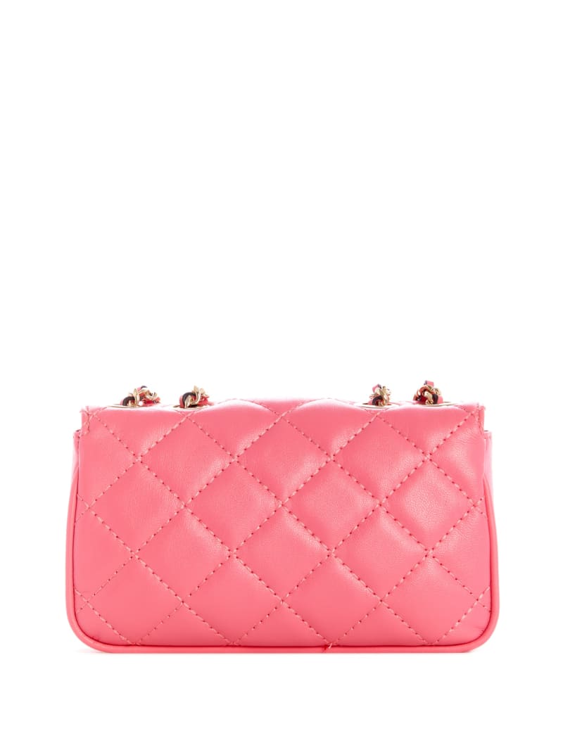 Guess Cessily Quilted Convertible Mini Tassen Dames Lichtturkoois | 1274-FHYRU