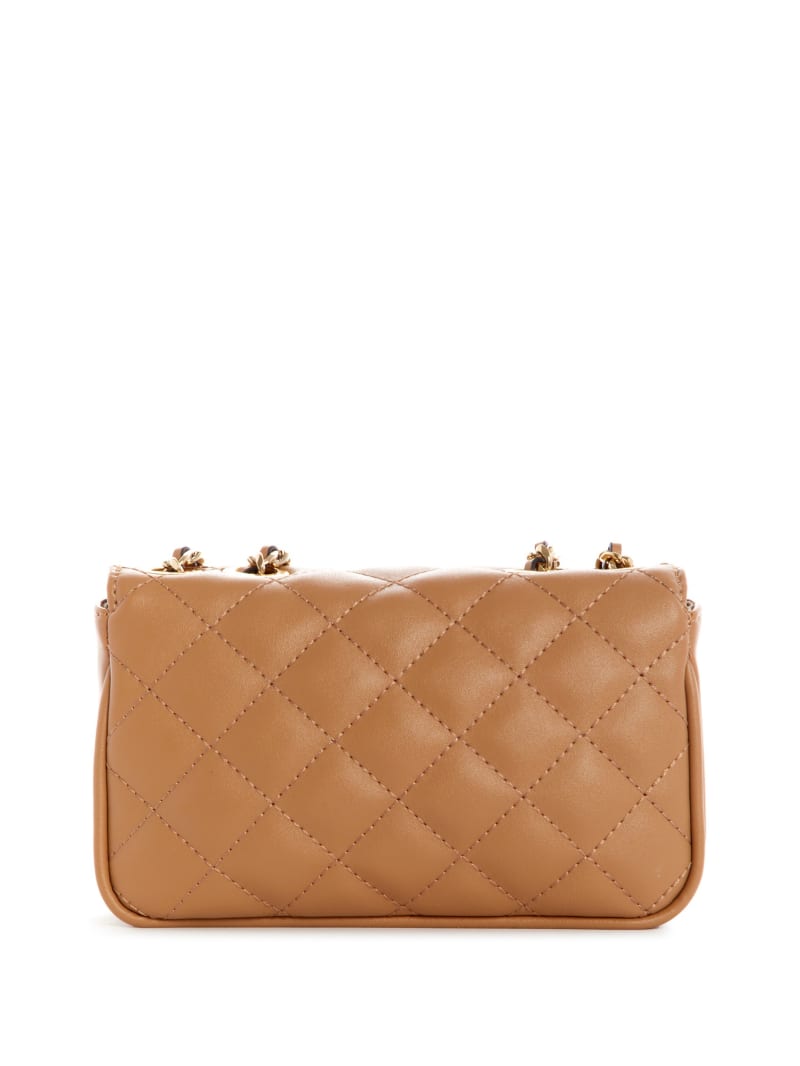 Guess Cessily Quilted Convertible Mini Tassen Dames Beige | 2861-DAGPW