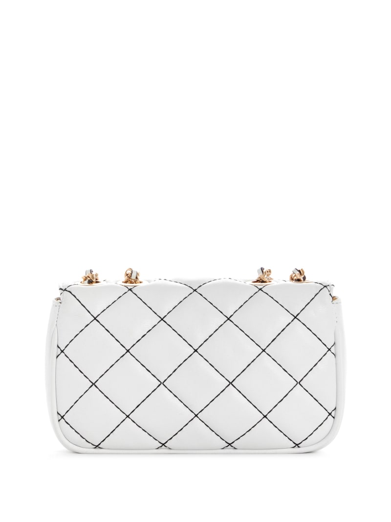 Guess Cessily Quilted Micro Mini Tassen Dames Wit | 2163-HOXQC