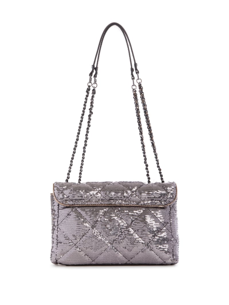 Guess Cessily Sequins Convertible Crossbodytassen Dames Grijs | 2468-HKLZG