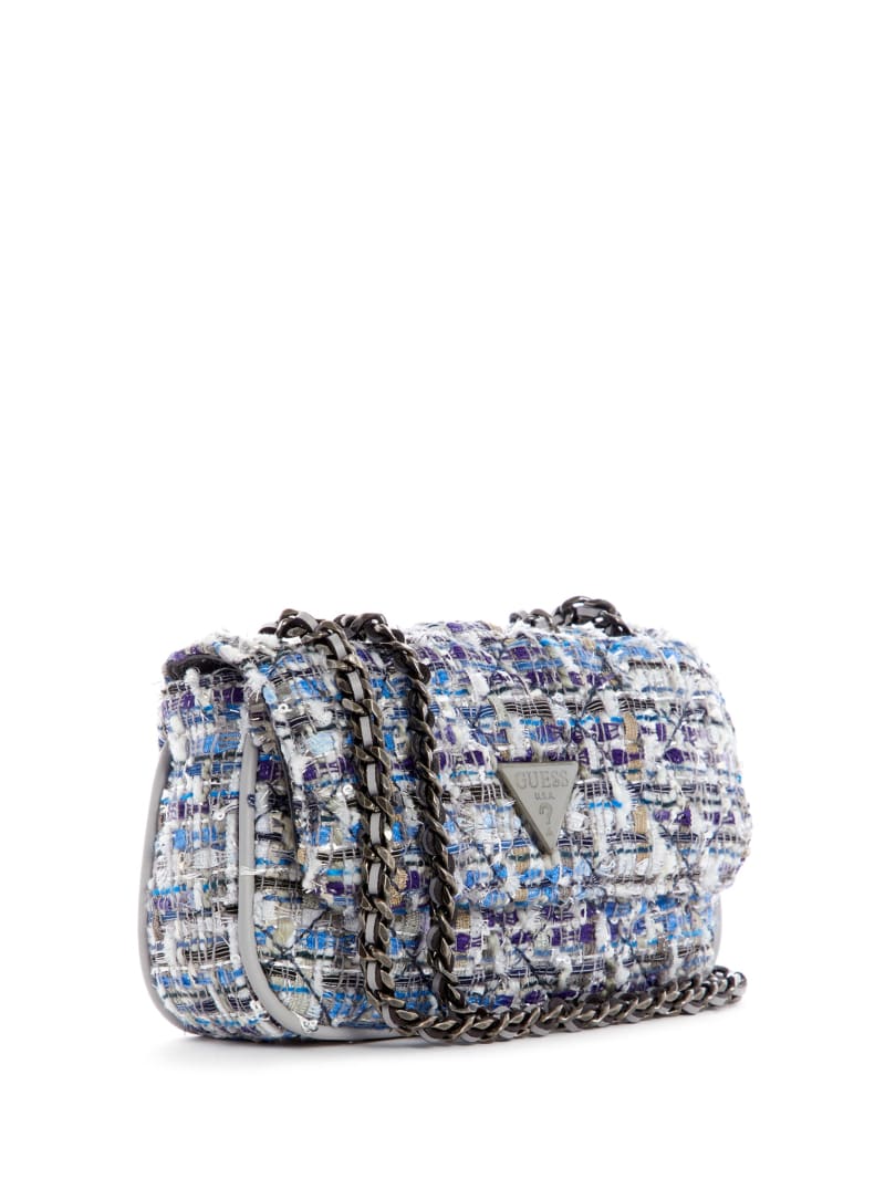 Guess Cessily Tweed Convertible Mini Tassen Dames Gekleurd | 6827-OXAIT