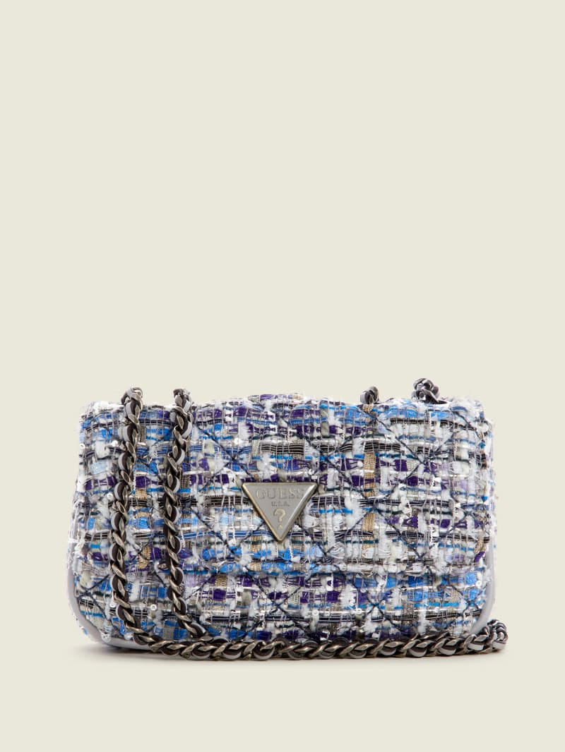 Guess Cessily Tweed Convertible Mini Tassen Dames Gekleurd | 6827-OXAIT