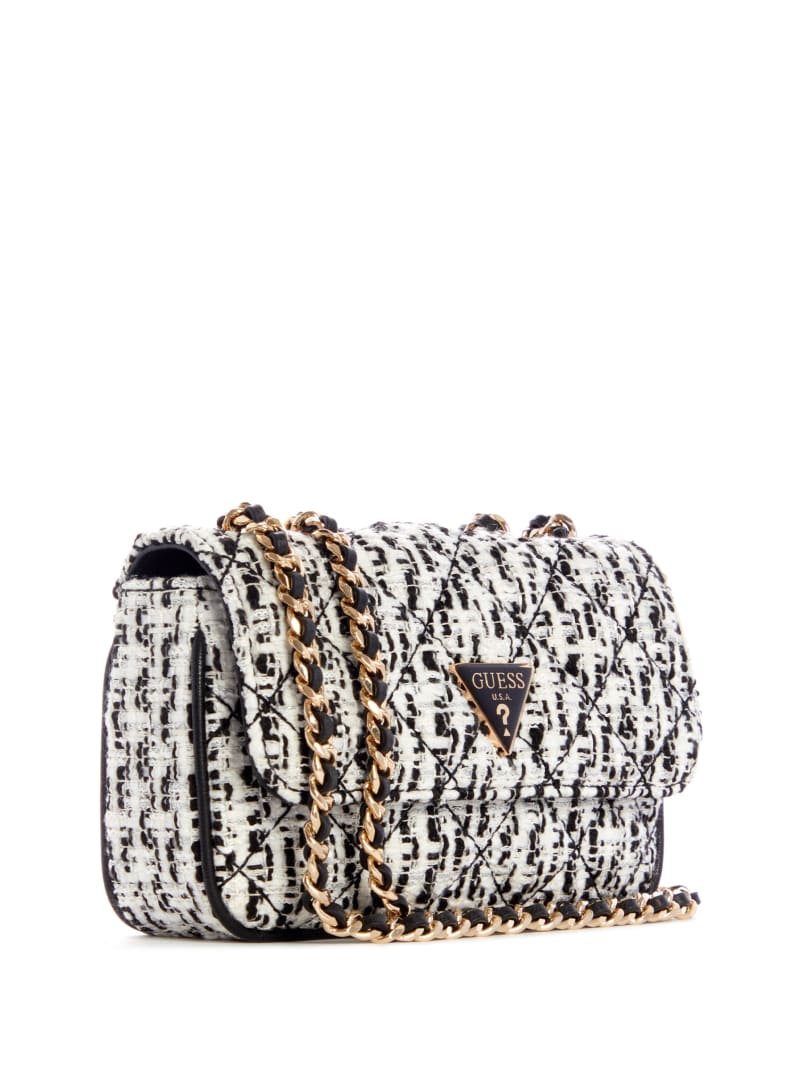 Guess Cessily Tweed Micro Mini Tassen Dames Gekleurd | 4068-SODZI