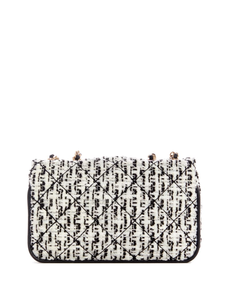 Guess Cessily Tweed Micro Mini Tassen Dames Gekleurd | 4068-SODZI