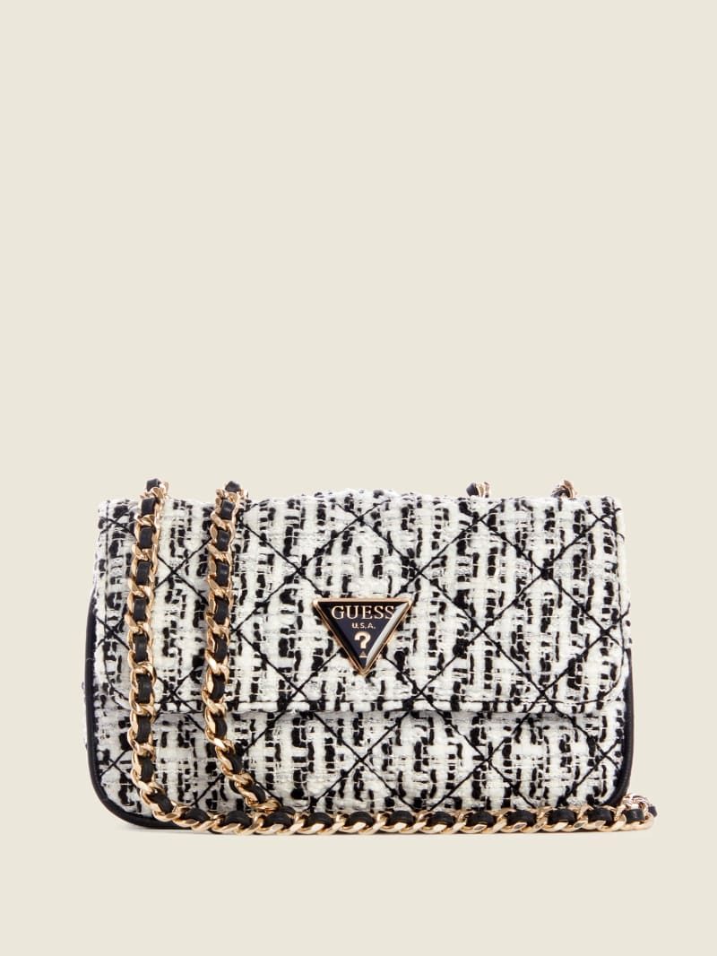 Guess Cessily Tweed Micro Mini Tassen Dames Gekleurd | 4068-SODZI