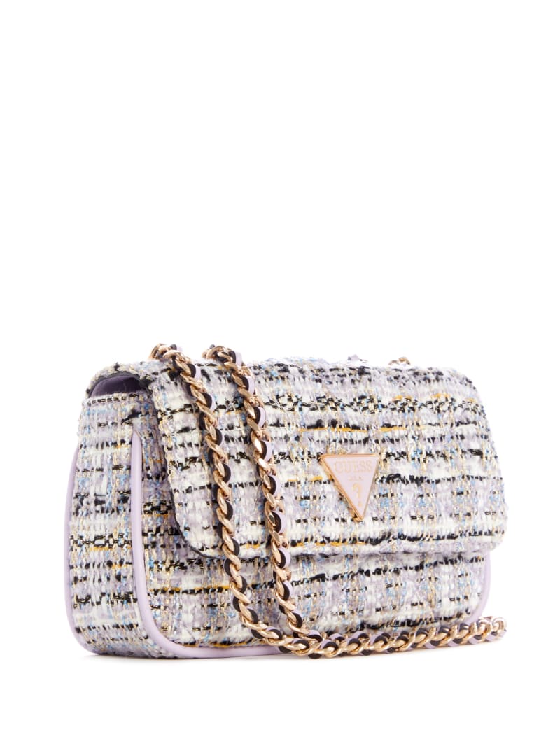 Guess Cessily Tweed Micro Mini Tassen Dames Gekleurd | 6174-HRQEV