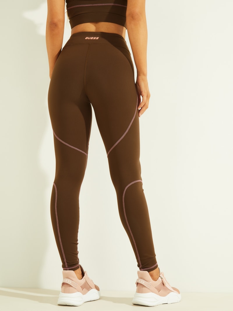 Guess Chelsea Leggings Broek Dames Chocola | 4972-MHEXJ