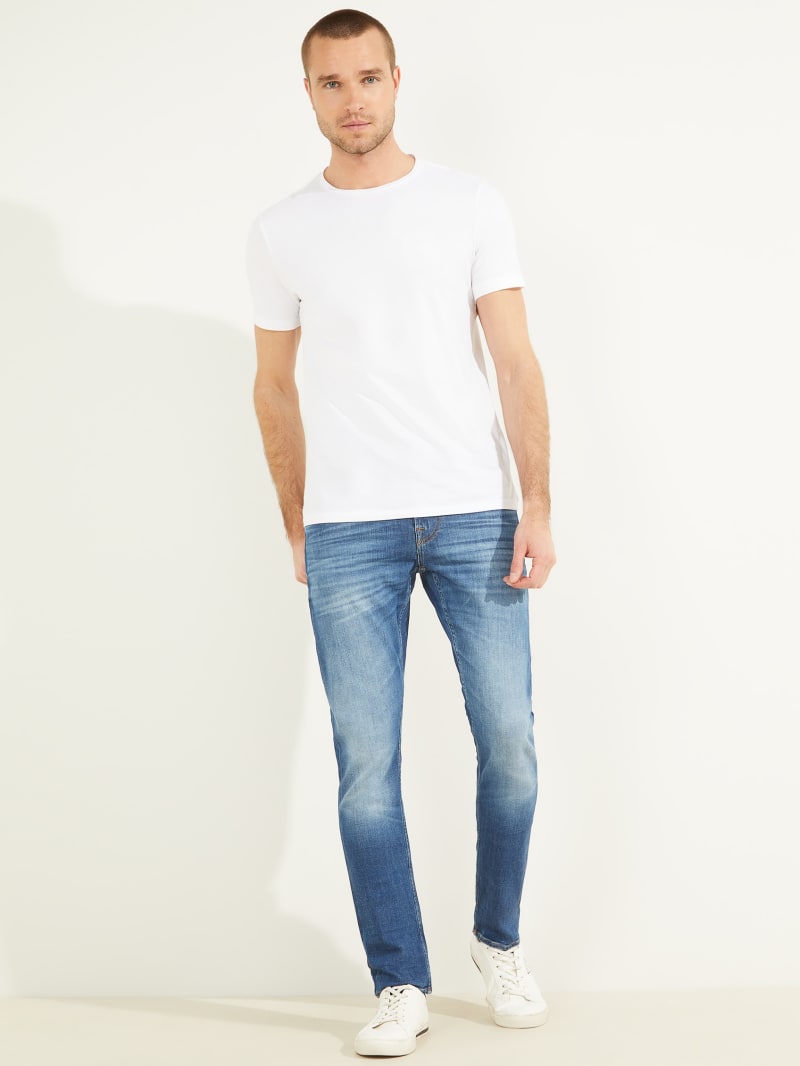 Guess Chris Skinny Broek Heren Blauw | 2801-HKPAT