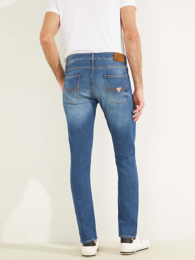 Guess Chris Skinny Broek Heren Blauw | 2801-HKPAT