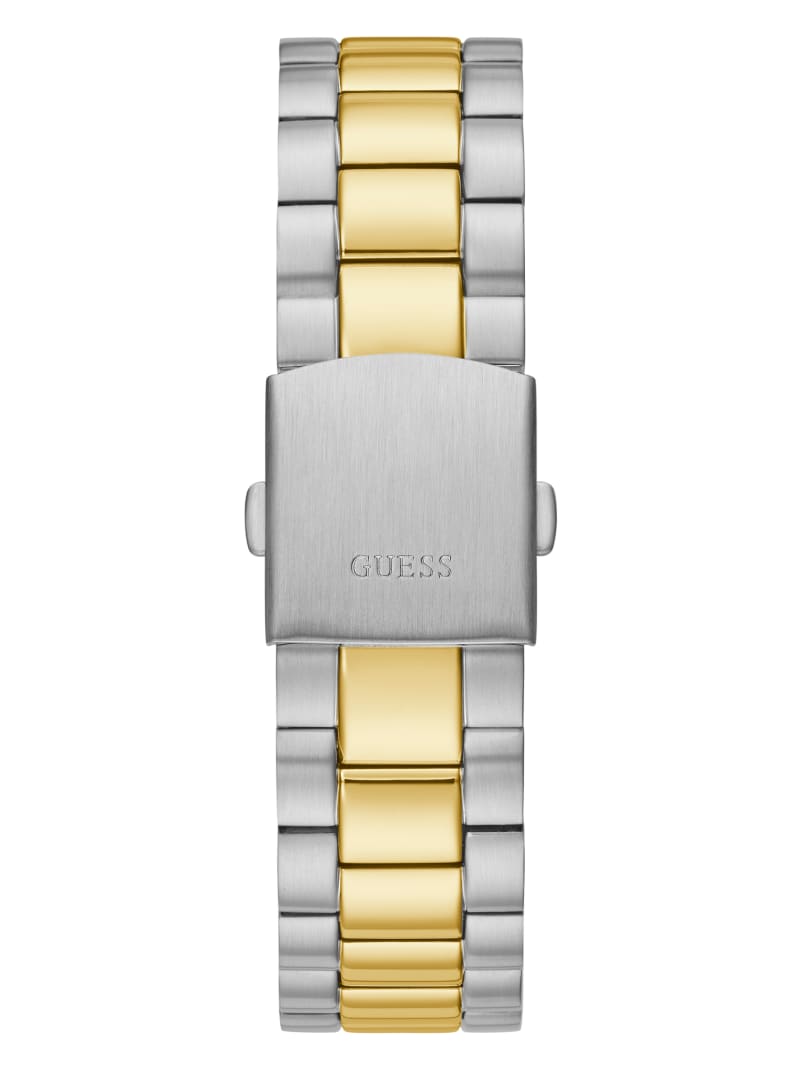 Guess Connoisseur Two-Tone Analog Horloge Heren Gekleurd | 3486-QFYXK