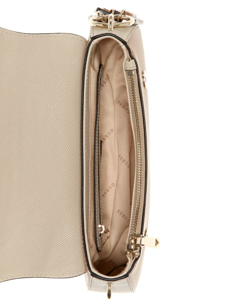 Guess Cordelia Flap Schoudertassen Dames Beige | 8295-UVOAE