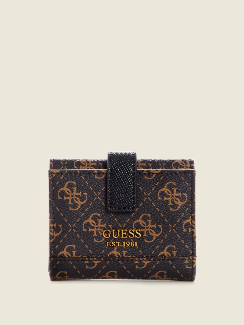 Guess Cordelia Logo Small Trifold Portefeuille Dames Gekleurd | 1824-DJRNI