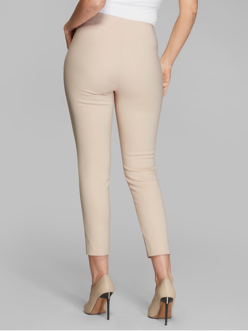 Guess Cropped Candi Broek Dames Beige | 1493-EZCBO