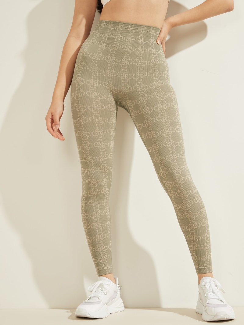 Guess DELLA LEGGINGS 4/4 Broek Dames Groen | 0174-GFPHJ