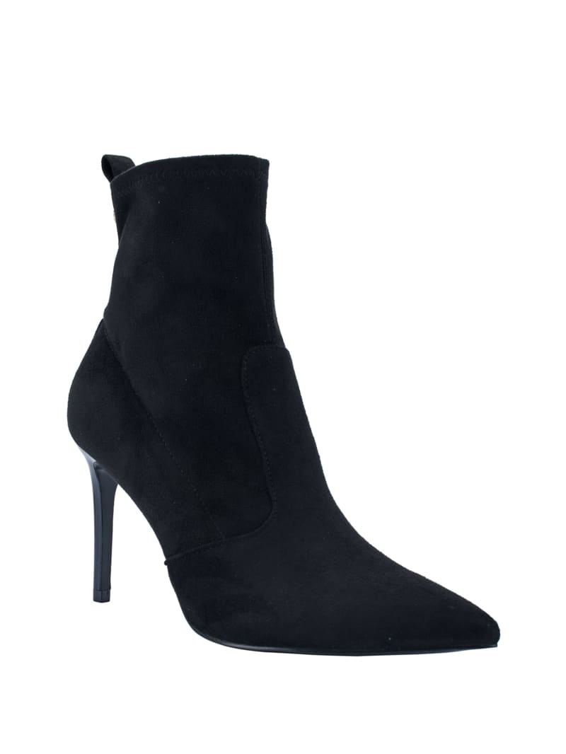 Guess Dafina Faux-Suede Sock Laarzen Dames Zwart | 7839-DRMUC